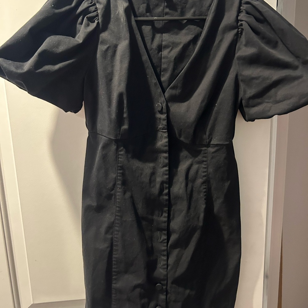 JCrew Puff Sleeve Dress - Picture 4 of 4